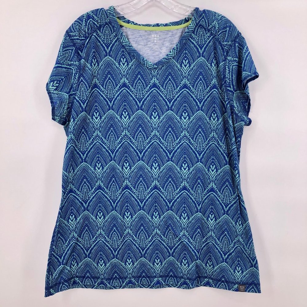 Title 9 blue print matahari top